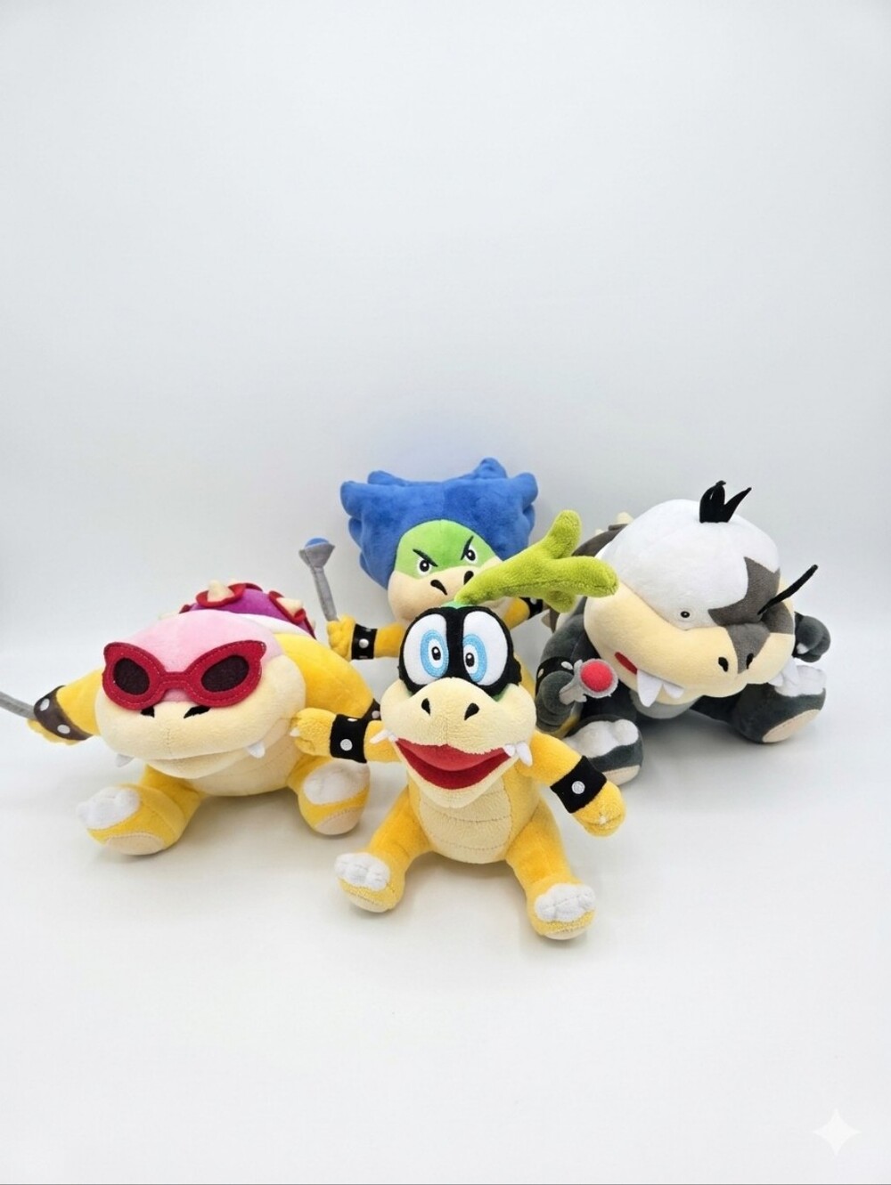 Super Mario Koopalings Plush Lot of 4 - Authentic Japan Import Wendy Roy Iggy Mo
